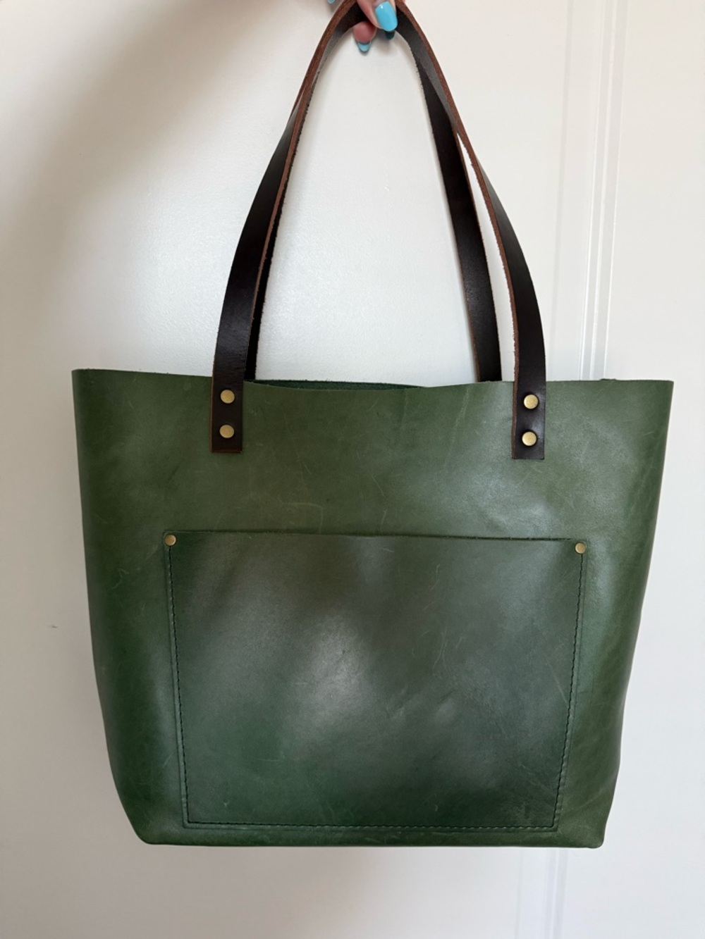 NWOT PLG large classic tote in Jade
